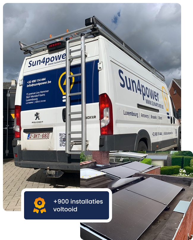 Installatie van zonnepanelen op een hellend dak door een professioneel zonnepanelenbedrijf
